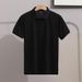 Men's Clothing Men's Trendy Harajuku Style Ice Silk Casual Top Short Sleeved Versatile Style Everyday Tee For Formal & Casual_viptrois.com