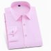 Men's Clothing Spring And Autumn Shirts Long Sleeves Solid Color Business Casual Shirts_viptrois.com