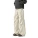 Retro Washed And Old Overalls Men's And Women's Spring Loose Pleated Straight Casual Pants High Street Micro-pull Pants_viptrois.com
