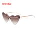 New Frameless Trimmed Love Sunglasses Internet Celebrity Ins Same Street Shooting Sunglasses Cross Border Trend Glasses_viptrois.com