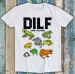 Frog Lover DILF Man I Love Frogs Meme Funny Unisex Gift Tee T Shirt Mens Womens Tees Top M1333_viptrois.com