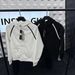 Unisex 2025 Autumn New Trendy Fashion Front And Back Embroidery Light Luxury Versatile Casual Hooded Jacket For Men_viptrois.com