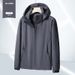 2025 New Outdoor Thin Jacket Single-layer Detachment Cap Waterproof Men's And Women's Models_viptrois.com