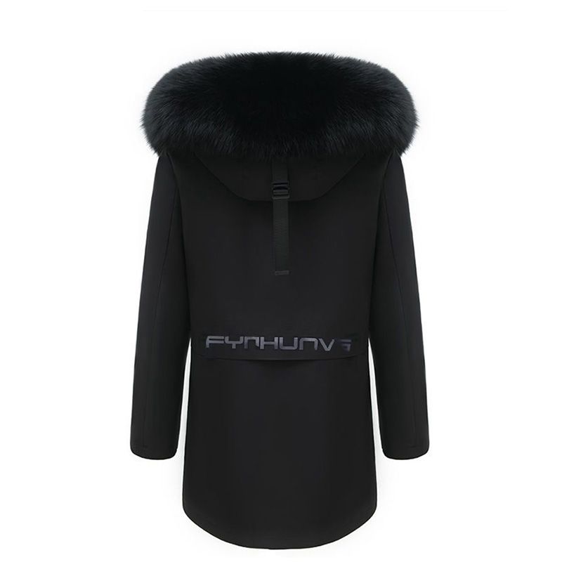 Men's Clothing Mid Length Outerwear Premium Fur-Lined Parka Coat With Luxurious Hood, Real Fur Trim & Warm Inner Lining (Mink, Fox, Rabbit Options)_viptrois.com