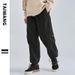 Men's Clothing Men's Wear Tide brand paint overalls men 2024 autumn new men's wear pants stone mill casual trousers men_viptrois.com