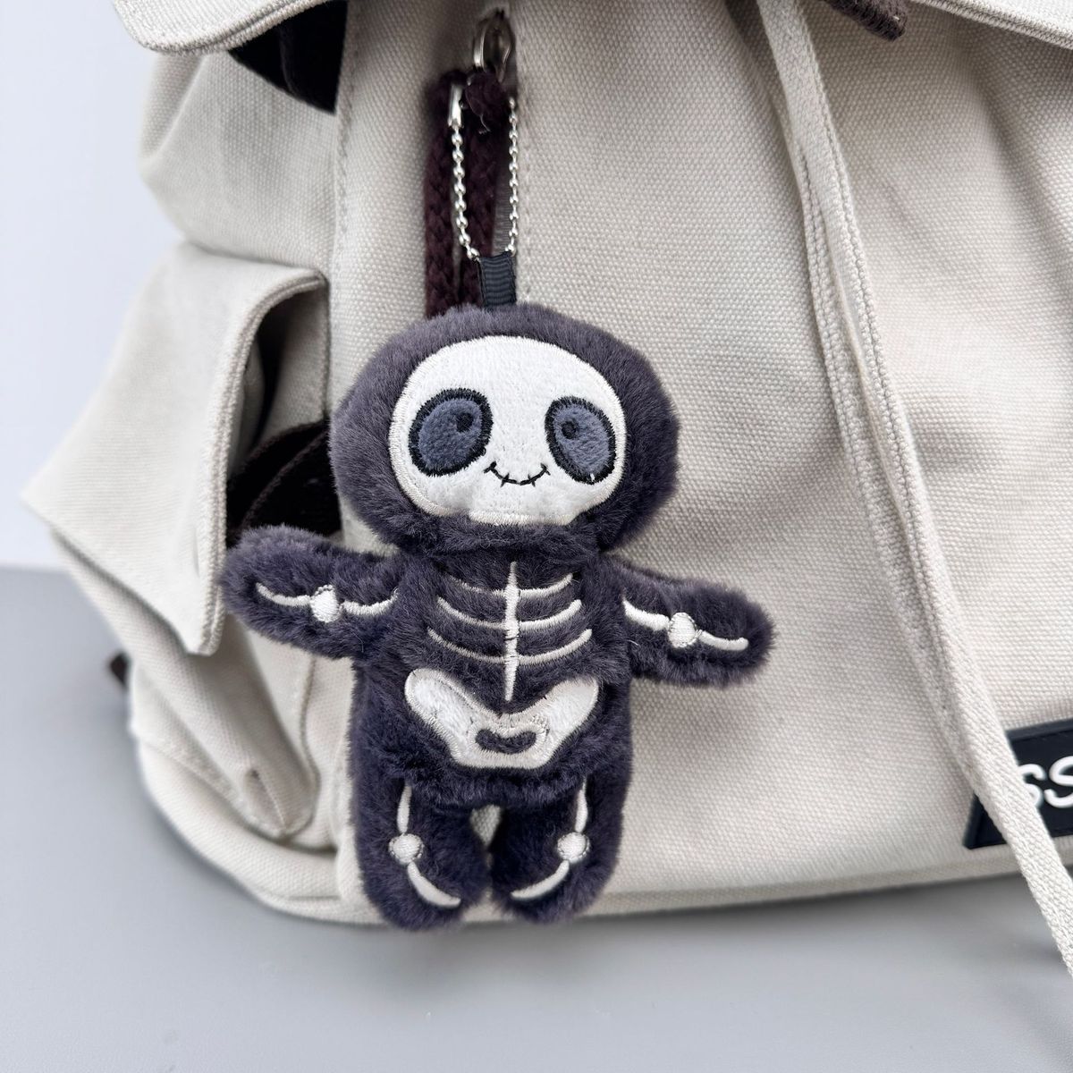 Halloween Mummy Plush Toy Keychain Stuffed Animal Doll Gift For Kids And Adults, Soft Fluffy Imitation Rabbit Fur, 14CM_viptrois.com