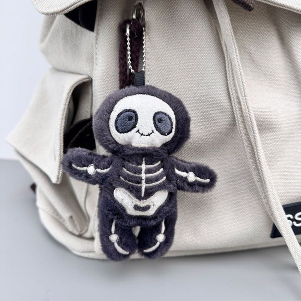 Halloween Mummy Plush Toy Keychain Stuffed Animal Doll Gift For Kids And Adults, Soft Fluffy Imitation Rabbit Fur, 14CM_viptrois.com