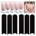 Hislaves 5Pcs Nail Decals Self Adhesive Removable Decorate Nails Smooth French Nail Art Strips Lines Guide Sticker Decal Nail Supplies_viptrois.com