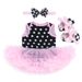 Baby clothes reborn baby clothes 55cm simulation doll clothes sleeveless pajamas dress shoes headdress set_viptrois.com