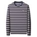 2025 Spring Men's Long Fashion Trend Autumn New Round Neck Versatile Short Sleeve Sweatshirt Base Shirt_viptrois.com
