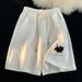 Men's Style Cat Print Loose Casual Shorts Summer Basketball Sports Pants For Students_viptrois.com