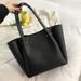 Women’s Bags New Tote BagFashion PU Leather Hand Held Large Shoulder Multi Purpose Ladies Bag_viptrois.com