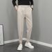 Men's Spring Casual Trousers Korean Style Jogger Harem Pants Slim Fit Versatile Suit Cool Nine Point_viptrois.com