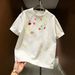 Men's 100% Cotton Short Sleeve T-Shirt Versatile Loose Fit Summer Trendy High Street American Style Top For New Instagram Look_viptrois.com