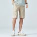 Men's Casual Shorts Summer Lightweight Cotton Loose Fit Straight Leg 5-Inch Shorts Trendy Versatile Beach Lounge Pants_viptrois.com