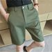 Men's Stretch-Fit Business Casual Shorts – Lightweight Summer Dress Pants With Elastic Waist & Tailored Slim Fit (Quick-Dry, Wrinkle-Resistant)_viptrois.com