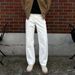 High Street Black Jeans For Men Loose Fit Versatile White Wide-Leg Retro Slimming Straight Casual Long Pants_viptrois.com