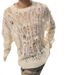 Pure Early Autumn New Loose Knitted Niche Hollow Out Sun Protection Sweater Men Korean Style Lazy Casual Top Trendy_viptrois.com
