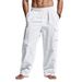 Men's Clothing Four Seasons Thin Breathable Workwear Multi Pocket Loose Casual Trendy Wide Leg Pants_viptrois.com