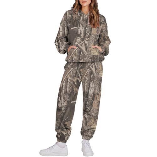 Men's 3D Printed Leaf Sports Two-Piece Set European American Style Cross Border Trade Hooded Long Sleeved Sweatshirt And Sweatpants_viptrois.com