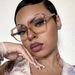 Women's Glasses Color Matching Irregular Flat Glasses New Fashion Glasses Frame Ins Personality Glasses Frame Trend_viptrois.com