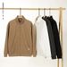 Men's Fleece-Lined Zip-Up Hoodie – Heavyweight 460GSM Winter Pullover With Stand Collar (M-3XL, 4 Colors)_viptrois.com