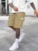 Men's Clothing Men's Size Casual Shorts With Large Pockets Drawstring Straight Leg Multi Color Workwear Summer Pants_viptrois.com