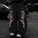 Men's High Street Hip Hop Trendy Casual Pants Loose Fitting Straight Leg Versatile Trousers for Summer_viptrois.com
