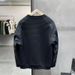 Japanese Retro Waffle Sweatshirt Korean Fashion Versatile Casual Loose Base Shirt Round Neck Pullover Top For Men_viptrois.com