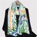 VOOTHOST 150cm*40cm Twill Silk Scarf Women Poncho Hand Rolled Graffiti Horse Printed Long Scarves Wraps Bandana Big Shawl Hijabs Female Foulards VB187_viptrois.com