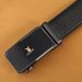Men's Belt Alloy Automatic Buckle Belt Trendy Business Versatile Trouser Belt For Young And Middle Aged People Simple Casual Belt_viptrois.com