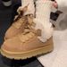 Women's Shoes Koala Cotton Shoes Women Autumn And Winter New Thick Soled Velvet Snow Boots Soft Leather And Cotton Sneakers Women_viptrois.com