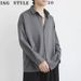 Men's Clothing Men's Long Sleeved Autumn Trendy Handsome Dk Men's Jacket Casual Men's White Shirt_viptrois.com
