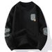Men's Double-Sided Velvet Sweater – Premium Austrian Grain Texture, Thick Winter Pullover (White/Grey/Black/Brown/Green, M-3XL)_viptrois.com