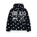 American Style Polka Dot Letter Embroidered Hoodie For Men And Women 2025 Autumn Winter New Loose Casual Top_viptrois.com