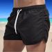Men's Clothing Beach Shorts Men's Large Size Three Quarter Pants Beach Sports Quick Drying Pants Casual Pants Without Iron Buttons_viptrois.com