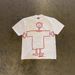 250gsm Heavyweight Cotton T-Shirt | Oversized Fit With Minimalist Line Art Print | Unisex Streetwear Essential_viptrois.com