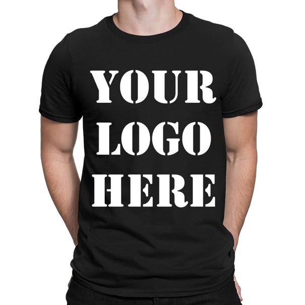 Personalised Any Business Company Logo Custom Mens Womens T-Shirt Mens Womens Tees Tops Tee Top #NED_viptrois.com