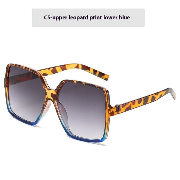 The New Trend Of Large Frame Sunglasses In Europe And The United States Wind Ladies Sunglasses Glasses Men_viptrois.com