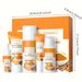 One Of Vitamin C Skincare, Beauty Light Beige Care Women, Including Turmeric Cleanser, Serum, Toner, Eye Cream, Deep_viptrois.com