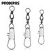 Cylinder-Shaped Eight-Character Ring Quick Swivel Sea Rod B-Type Pin Lure Connector Fishing Gear Accessories_viptrois.com