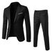 Cross Border Foreign Trade Men's Suits European And American Casual Suits And Trousers Two Piece Wedding Dinner Suit Jacket Men_viptrois.com
