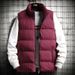 Autumn Men's Down Cotton Korean Style Trendy Loose Fit Winter Stylish Thickened Outerwear Vest Jacket_viptrois.com