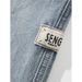 Men's Retro Style Washed Light Colored Cargo Denim Shorts Elastic Waist Loose Fit Straight Leg Five Point Mid Length Trendy Pants_viptrois.com