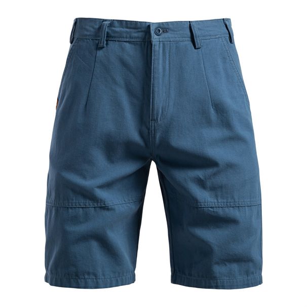 Men's Clothing Shorts Straight Leg Shorts Solid Color All Match Workwear Shorts Men_viptrois.com