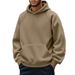 Fashion Cross-Border Trade 2025 New Men's Autumn Winter Fleece Hoodie Casual Pocket Sweatshirt Men_viptrois.com