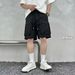 Men's Clothing Summer Thin Multi Pocket Workwear Shorts for Men and Women Solid Color Simple Loose Casual Workwear Shorts Trendy Brand_viptrois.com