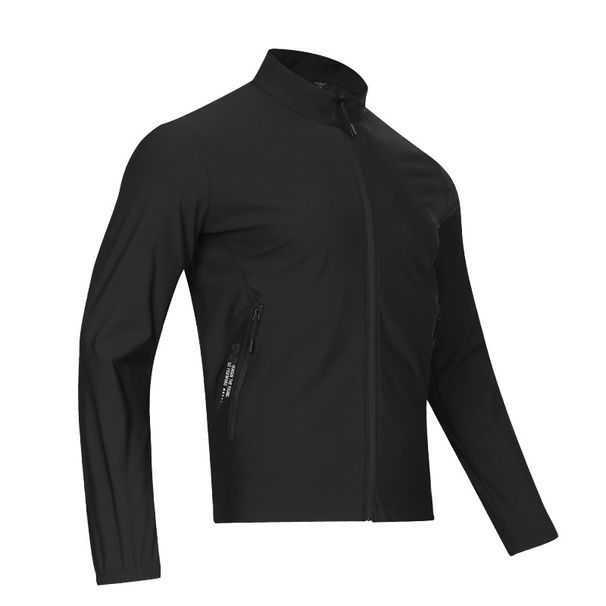 Ice spring and summer breathable outdoor men and women trend leisure group fitness ice silk skin windbreaker long sleeve jacket thin section_viptrois.com