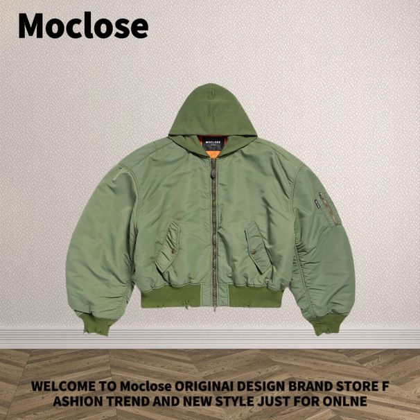 Men's Clothing Autumn And Winter Outdoor Warm Machete Silhouette Hole Bomber Jacket Cotton Coat_viptrois.com