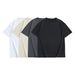 Summer Retro Heavy-duty Short-sleeve Oversized Drop-shoulder Pullover Trendy Street Loose Casual Simple Top_viptrois.com